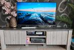 Tv meubel grijs, met led verlichting, Huis en Inrichting, 150 tot 200 cm, Minder dan 100 cm, 25 tot 50 cm, Zo goed als nieuw