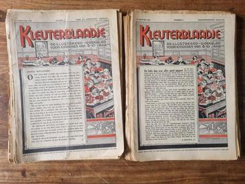 Kleuterblaadje, weekblad voor kinderen 1938 - 1941 beschikbaar voor biedingen