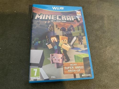 Wii-U minecraft wii u edition [641], Spelcomputers en Games, Games | Nintendo Wii U, Zo goed als nieuw, 3 spelers of meer, Vanaf 7 jaar