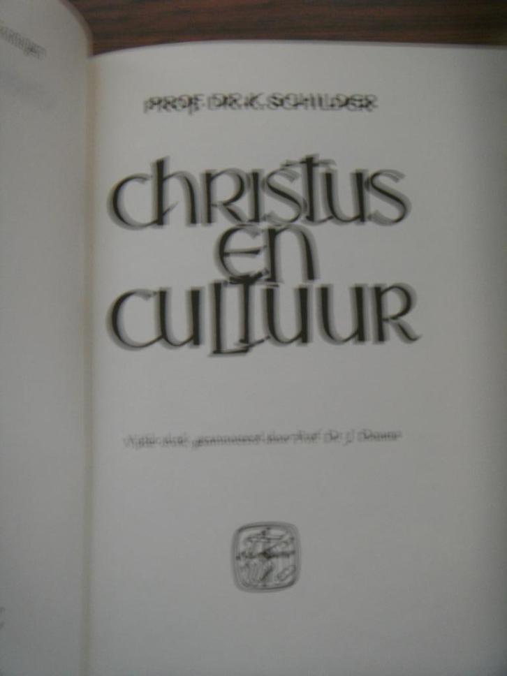 Christus en Cultuur, Prof. Dr. K. Schilder, Boeken, Godsdienst en Theologie, Zo goed als nieuw, Christendom | Protestants, Ophalen of Verzenden