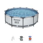 Bestway zwembad 366 (rond) x 100cm, Tuin en Terras, Zwembaden, Ophalen, Gebruikt, 80 tot 120 cm, Rond