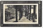 Weesp (NH) Singel 1913 met profielrand /Jugendstill deco, Verzenden, Voor 1920, Gelopen, Noord-Holland