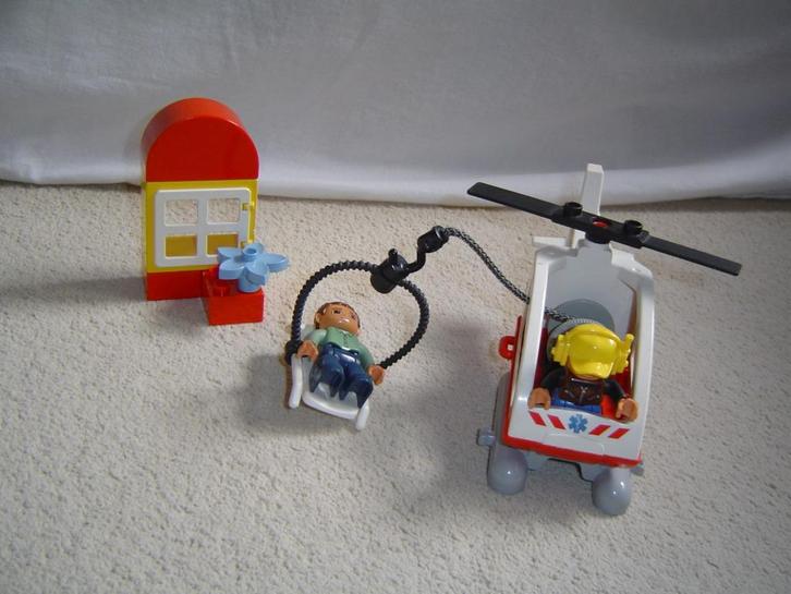 duplo Reddingshelikopter, Kinderen en Baby's, Speelgoed | Duplo en Lego, Gebruikt, Duplo, Complete set, Ophalen of Verzenden
