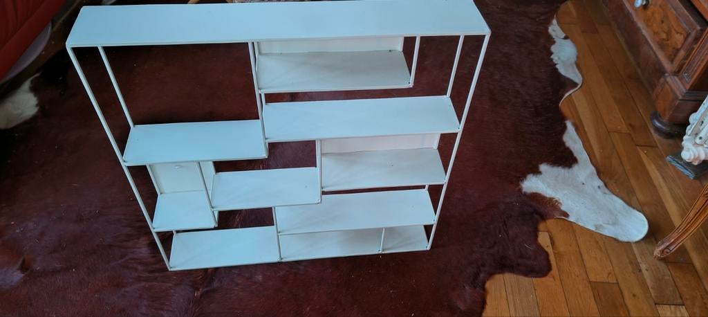 2 Retro Jaren 70 Rekken - Stijlvol en Uniek 60x60x10, Ophalen of Verzenden, Gebruikt