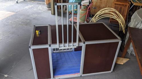 Hondenbench SquareFix aluminium, Dieren en Toebehoren, Hondenbenches, Gebruikt, Ophalen