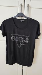 Guess Zwart t-shirt met afbeelding, zie omschrijving, Ophalen, Zo goed als nieuw, Zwart, Korte mouw