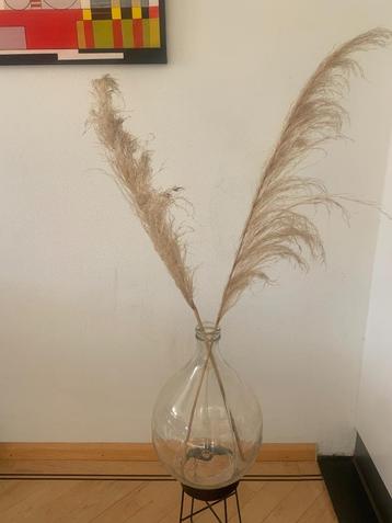 Vintage mond geblazen Franse 10 ltr glazen wijnfles beschikbaar voor biedingen