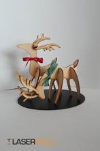 Lasergesneden houten Rendieren set ~ Leuk voor Kerst, Ophalen of Verzenden