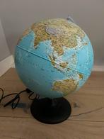 Wereldbol verlicht 30cm, Ophalen, Verlicht, Zo goed als nieuw