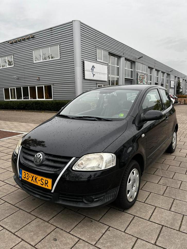 Volkswagen Fox 1.4 55KW 2007 Zwart, Auto's, Volkswagen, Particulier, Fox, Benzine, D, Hatchback, Handgeschakeld, Origineel Nederlands