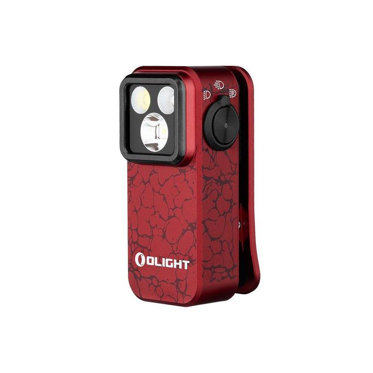 Olight Oclip Pro Molten lava, Caravans en Kamperen, Zaklampen, Nieuw, Accu, Ophalen of Verzenden