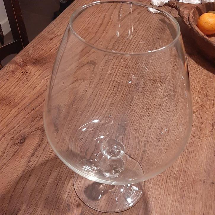 🍷Vintage: Mondgeblazen kristallen glazen - Op voet🏷️€5,-, Antiek en Kunst, Antiek | Glas en Kristal, Ophalen of Verzenden