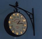 Grote Stationsklok, KENSINGTON, 25 cm. met licht erin...., Huis en Inrichting, Woonaccessoires | Klokken, Ophalen of Verzenden