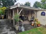 Houten Tuinhuisje met Overkapping, Tuin en Terras, Tuinhuizen, Blokhut, Ophalen of Verzenden, Zonder ramen, 500 cm of meer