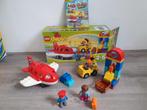 Duplo Vliegveld (10590), Ophalen of Verzenden, Zo goed als nieuw, Complete set, Duplo