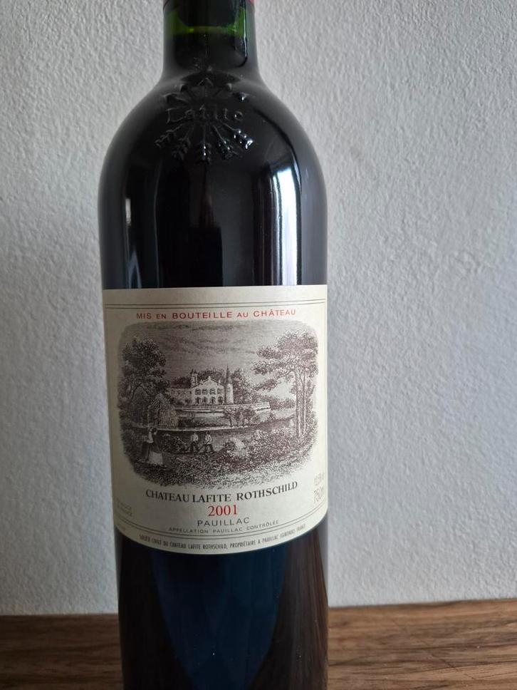 Ch. Lafite Rothschild 2001, 1er Grand Cru Classé Pauillac, Verzamelen, Wijnen, Zo goed als nieuw, Rode wijn, Frankrijk, Ophalen of Verzenden