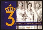 Nederland Prestigeboekje 24, 3 generaties koninginnen, Postzegels en Munten, Postzegels | Nederland, Na 1940, Ophalen of Verzenden