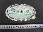 sticker Duitsland Binau am Neckar TRAILER - CAMP, Ophalen, Zo goed als nieuw