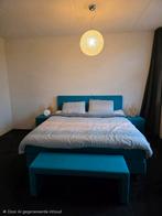 Eastborn Boxspring 180x200 - Tweepersoonsbed, Huis en Inrichting, Ophalen, Gebruikt, Blauw, Tweepersoons