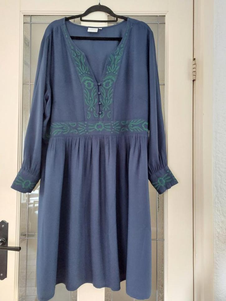 Z.g.a.n. blauw jurkje/tuniek van Junarose, maat 48, Kleding | Dames, Grote Maten, Zo goed als nieuw, Jurk, Blauw, Ophalen of Verzenden