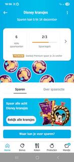 Disney spaarkaart ah 6 stuks., Verzamelen, Disney, Ophalen of Verzenden, Mickey Mouse, Nieuw, Beeldje of Figuurtje