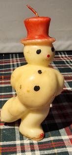 Antieke Kerstkaarsen Sneeuwpop, bambi, kerstboom etc., Antiek en Kunst, Ophalen of Verzenden