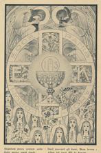 2 Oude devotiekaarten met gedicht onder de afbeelding, Verzamelen, Religie, Christendom | Katholiek, Zo goed als nieuw, Kaart of Prent