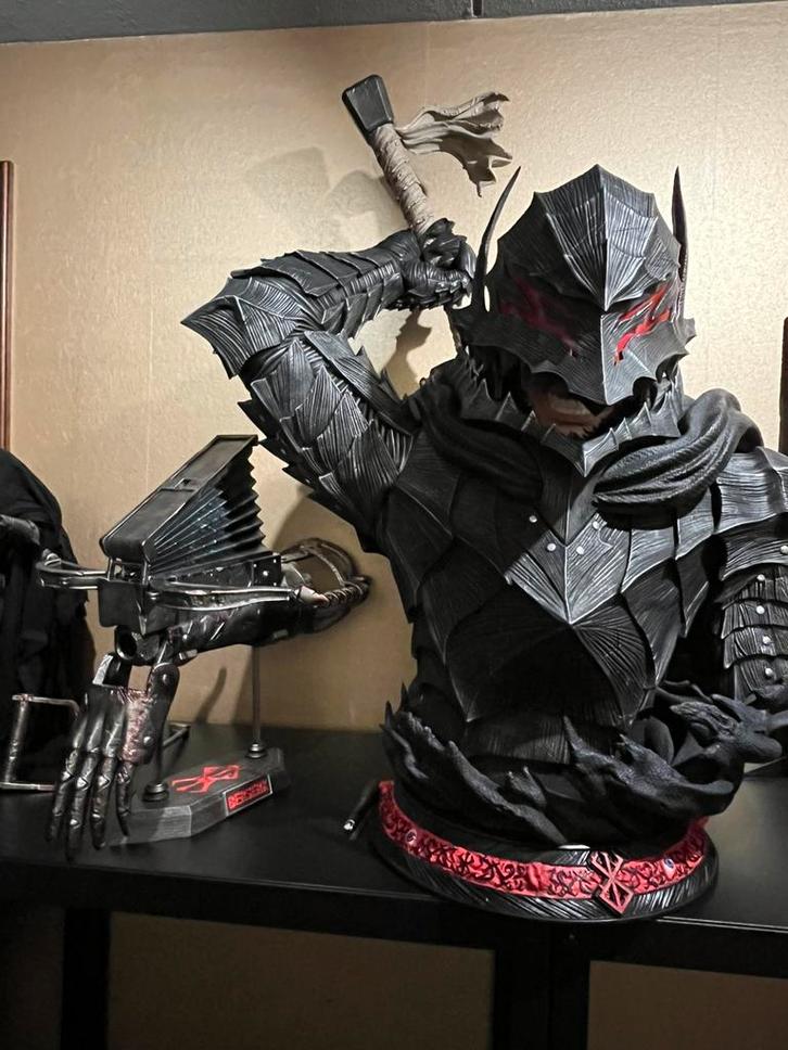 Vlad studio lifesize Guts Berserk bust, Verzamelen, Beelden en Beeldjes, Zo goed als nieuw, Ophalen
