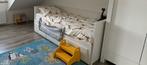 Hemnes bed / bedbank, Ophalen, Wit, Tweepersoons, Zo goed als nieuw