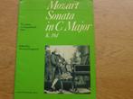 Mozart sonata in c majeur -piano duet / 4 handig, Muziek en Instrumenten, Gebruikt, Klassiek, Ophalen of Verzenden, Artiest of Componist