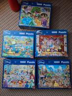 5 Disney puzzels van merk King, Ophalen of Verzenden, 500 t/m 1500 stukjes, Gebruikt, Legpuzzel
