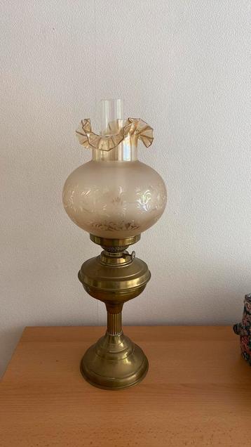 Koperen olielamp groot beschikbaar voor biedingen