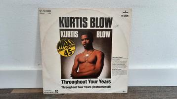 Kurtis Blow – Throughout Your Years LP Maxi Single Hip Hop beschikbaar voor biedingen