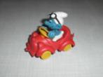 Smurf in auto, Verzenden, Zo goed als nieuw, Verschillende Smurfen
