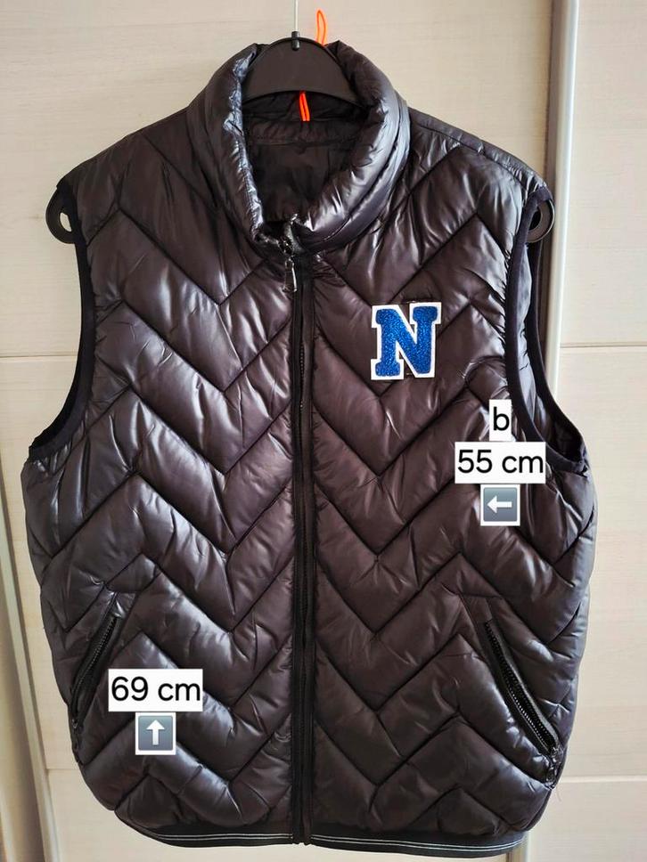 Bodywarmer zwart 46/48, Kleding | Dames, Grote Maten, Zo goed als nieuw, Jas of Mantel, Zwart, Ophalen of Verzenden