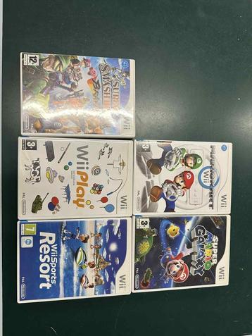 5 nintendo wii games beschikbaar voor biedingen