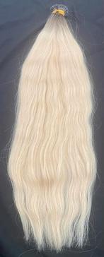 Microring ombre Extensions - Lichtbruin - 65cm human Hair, Ophalen of Verzenden, Nieuw, Pruik of Haarverlenging