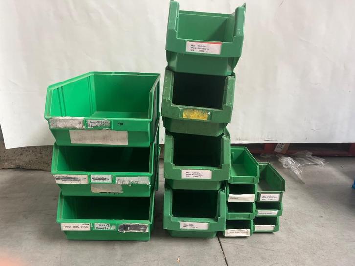 magazijnbakken Kruizinga, Doe-het-zelf en Verbouw, Kratten en Dozen, Gebruikt, Bak of Kist, 100 cm of meer, Minder dan 35 cm, 60 cm of meer