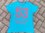 Heren / jongens shirt blauw maat L, Ophalen of Verzenden, Zo goed als nieuw, Maat 52/54 (L), Blauw
