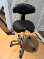 Ergonomische Zadelkruk, Huis en Inrichting, Bureaustoelen, Ophalen, Gebruikt, Zwart, Bureaukruk