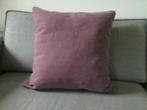 Sierkussen aubergine 50x50cm incl binnenkussen nieuw!, Huis en Inrichting, Woonaccessoires | Kussens, Ophalen of Verzenden, Zo goed als nieuw