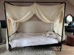 Hemelbed 90x200 excl hemel numero74 - stalen frame, Ophalen, Gebruikt, 90 cm, Eenpersoons