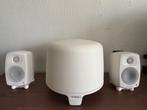 Genelec 2.1 set, Gebruikt, 120 watt of meer, Front, Rear of Stereo speakers, Ophalen