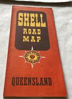 Landkaart. Uit 1956 Shell road map Queensland, Ophalen of Verzenden, Zo goed als nieuw, 1800 tot 2000, Landkaart