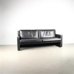 1x Leolux Timandra Bank 3-zits/198cm Leder – Zwart, Niet ingevuld, 150 tot 200 cm, Niet ingevuld, Driepersoons