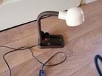 Vintage bureaulamp met pennenhouder, Huis en Inrichting, Lampen | Tafellampen, Gebruikt, Ophalen of Verzenden, Retro, Minder dan 50 cm