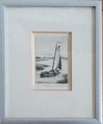 Mini ets gesigneerd Maarten Langbroek 1918-1985, Antiek en Kunst, Ophalen