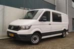 Volkswagen Crafter 2.0 TDI 140pk Dubbel Cabine Trend -AIRCO-, Auto's, Bestelauto's, 13 km/l, Start-stop-systeem, Stof, Gebruikt