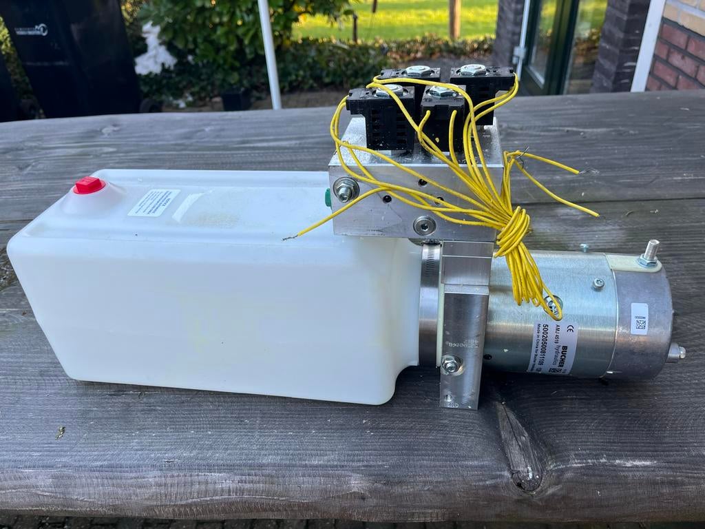 Hydraulische pomp Bucher AMJ 4519 12V, Auto diversen, Aanhangwagen-onderdelen, Ophalen of Verzenden