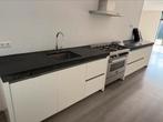 Complete keuken | AEG | greeploos | 2016 | wit glanzend, Huis en Inrichting, Keuken | Complete keukens, Ophalen, Wit, Graniet of Steen